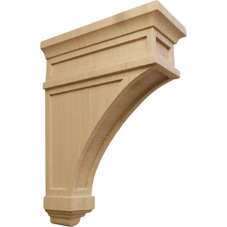 Ekena Millwork 4 1/2"W x 10"D x 13 3/4"H Arlington Corbel, Cherry COR04X10X13ARCH